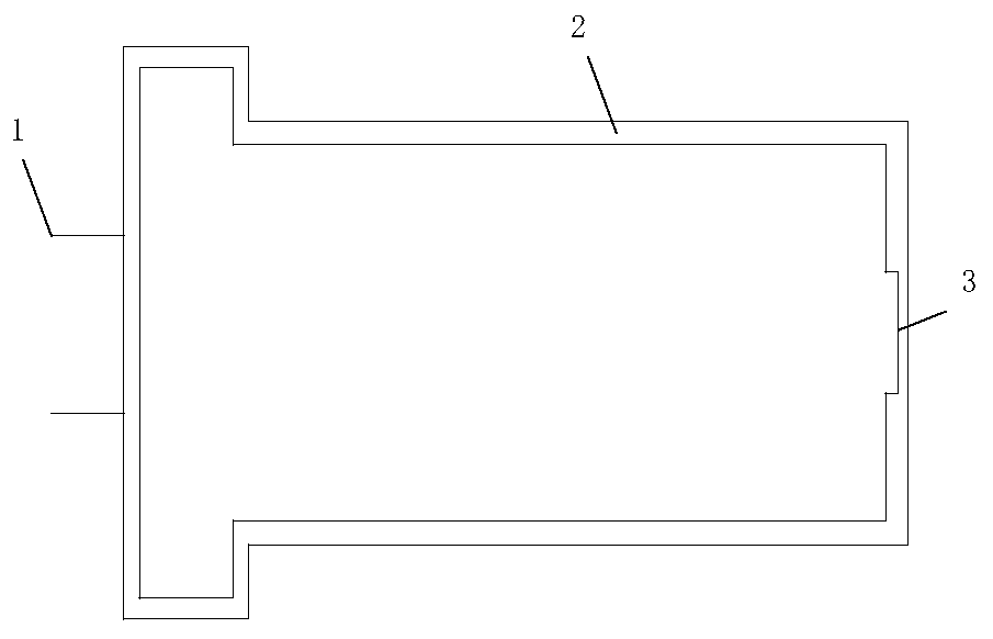 Fixed-point gas outlet method