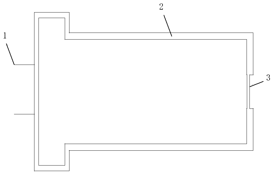 Fixed-point gas outlet method