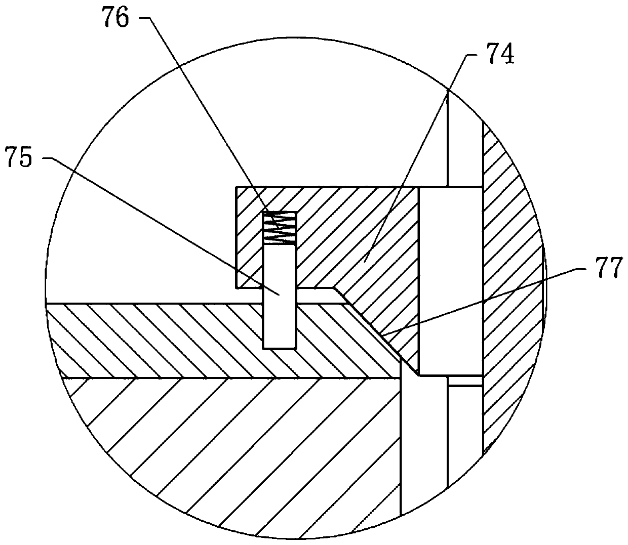 Drilling device for keyboard circuit board