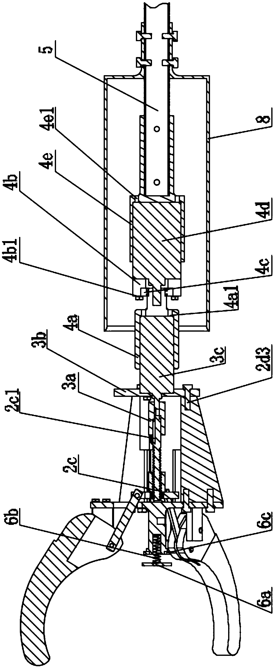 High-position forest fruit auxiliary manual automatic twisting and picking device