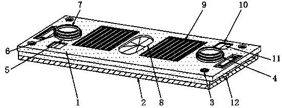 Lithium battery cover plate structure