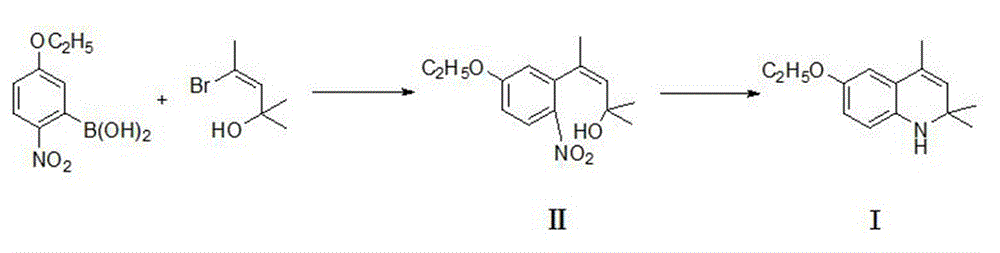 Preparation method of ethoxyquin serving as antioxidant