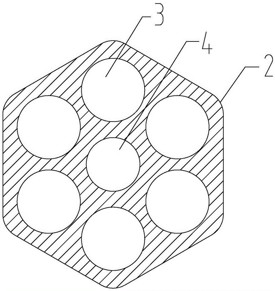 Lattice brick for blast furnace hot blast stove