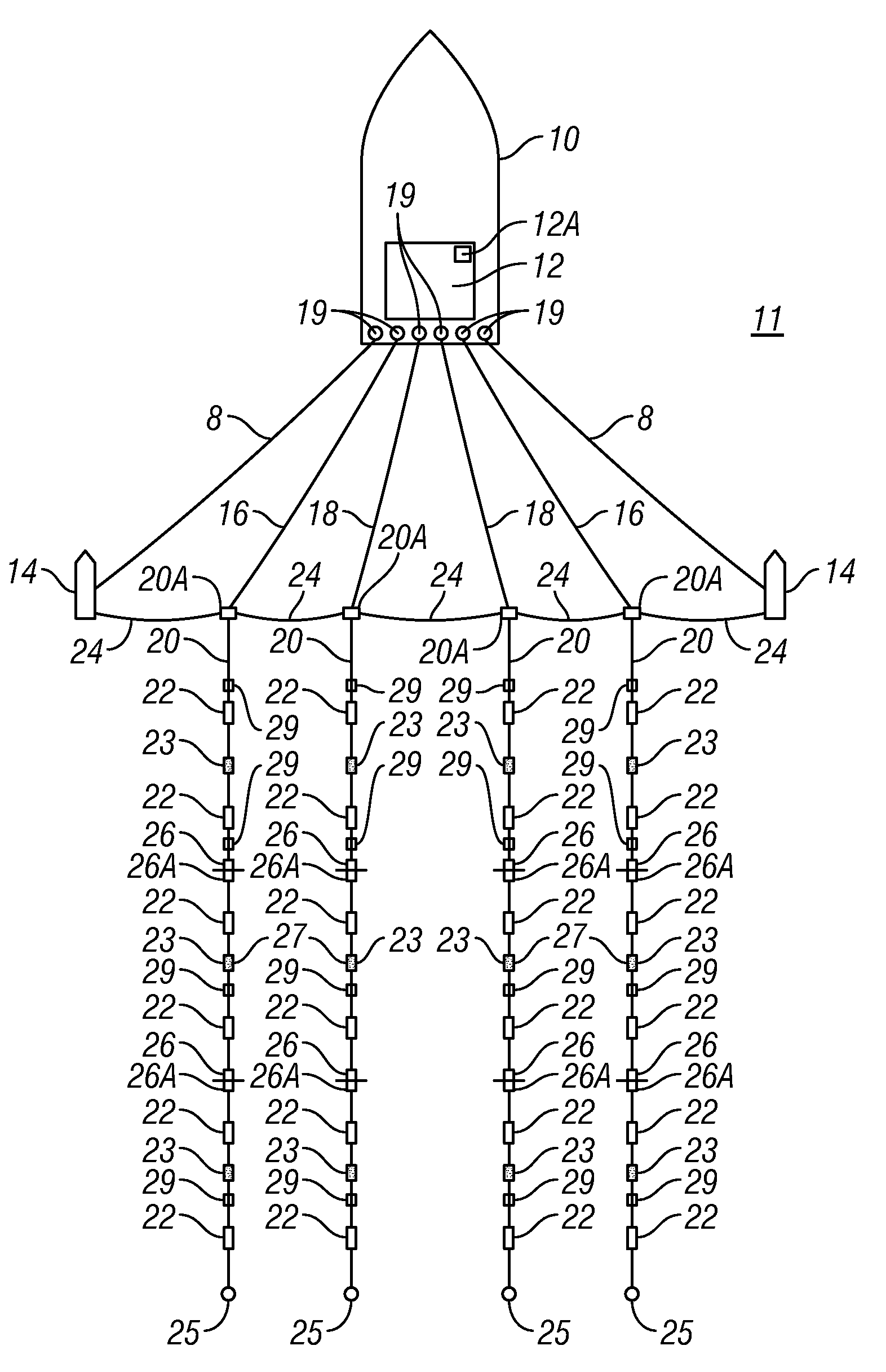 Method for determining adequacy of seismic data coverage of a subsurface area being surveyed and its application to selecting sensor array geometry