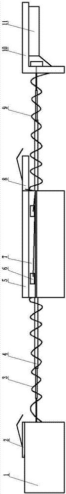 Tracing structure of door closer