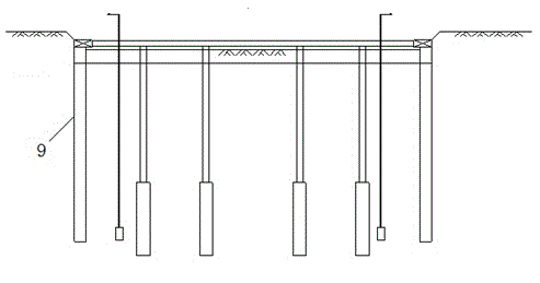 Integral open-excavation node top-down underground engineering construction method