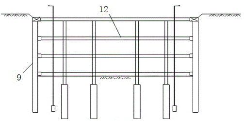 Integral open-excavation node top-down underground engineering construction method