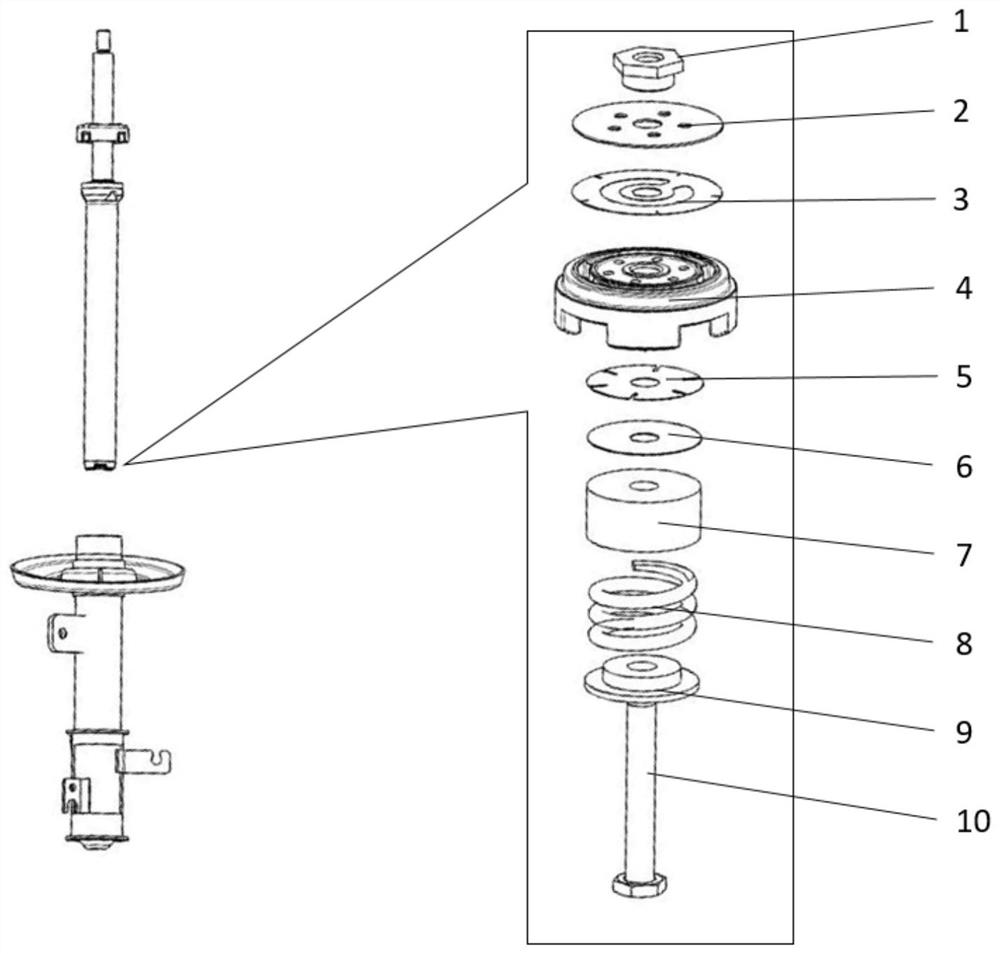 A Mechanical Adaptive Shock Absorber