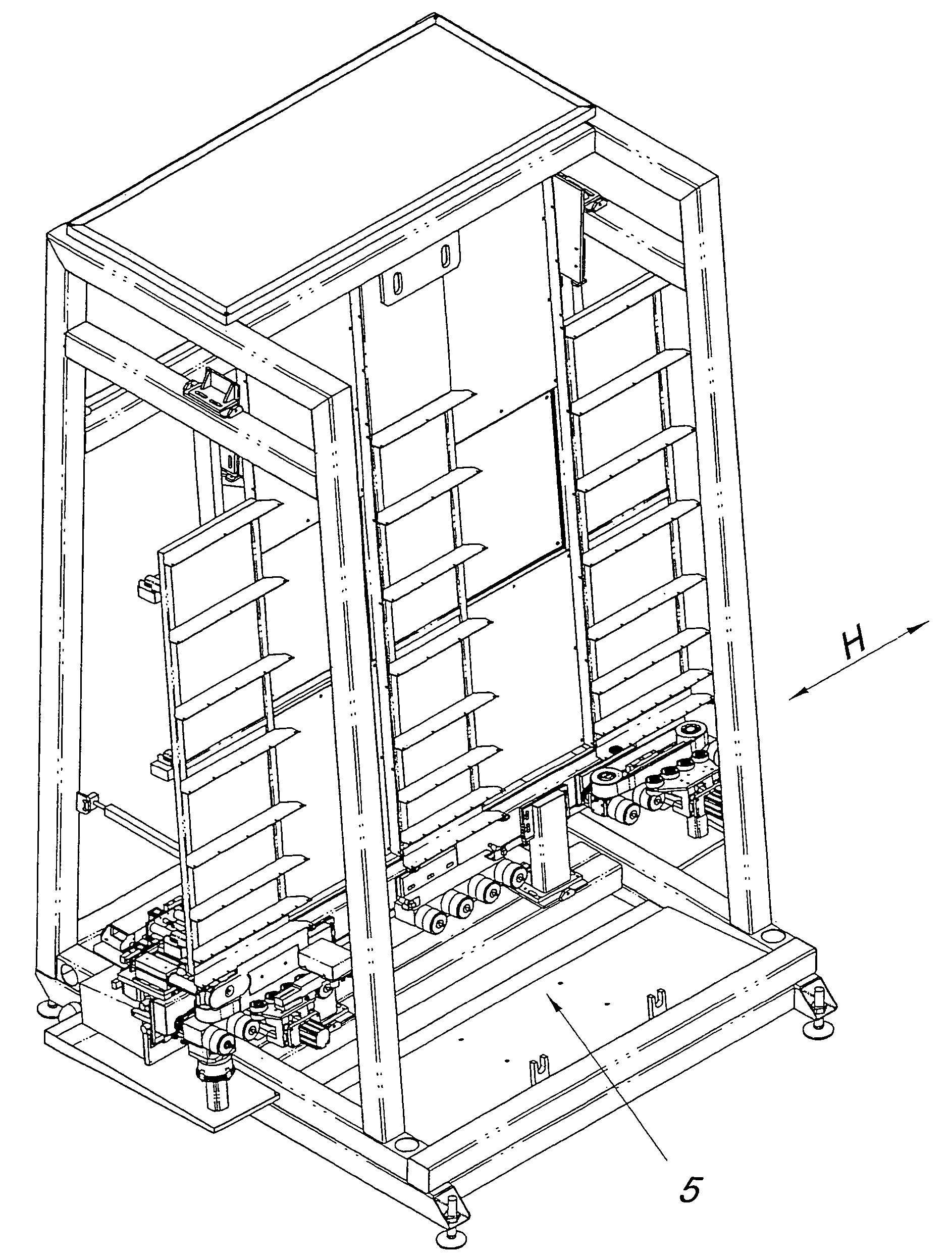 Automatic machine for arrissing and grinding the edges of glass sheets