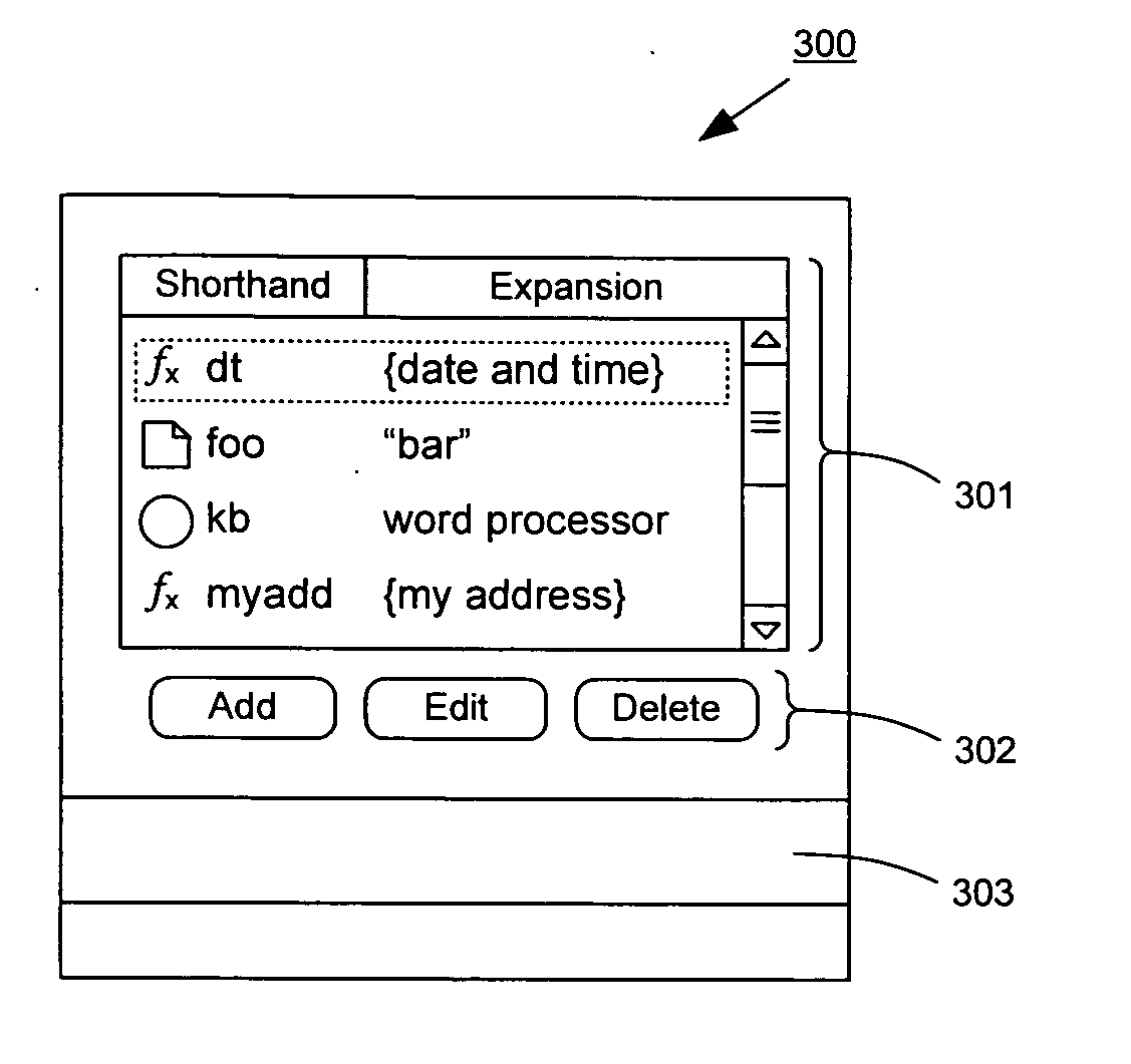 Implementing handwritten shorthand in a computer system