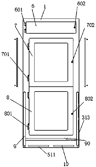 An Easy-to-Maintain Power Distribution Cabinet Structure