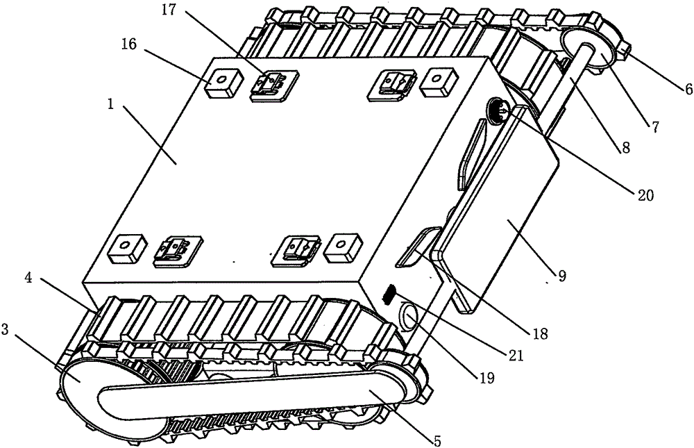 Portable remotely controlled riding following robot