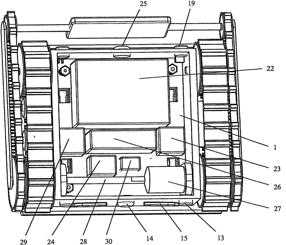 Portable remotely controlled riding following robot