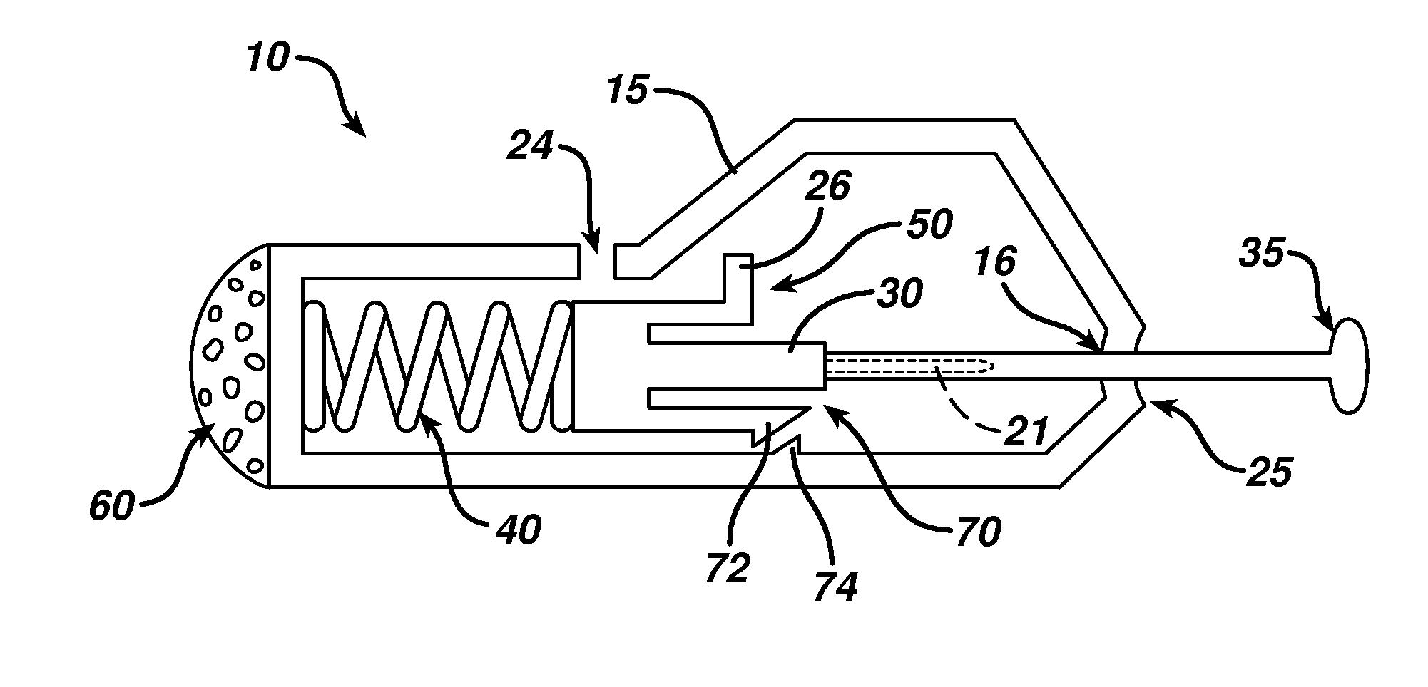 Skin-piercing device for treatment of acne