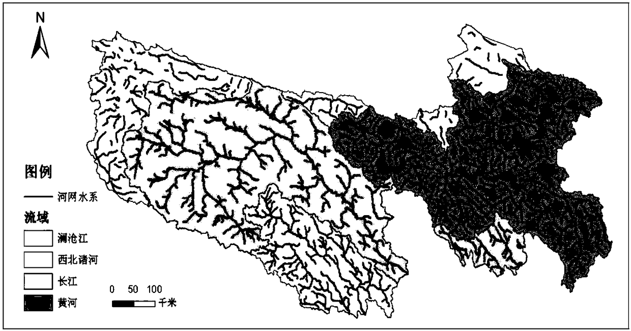 Method for quantitatively evaluating water resource effects of ecological protection and restoration in river source region