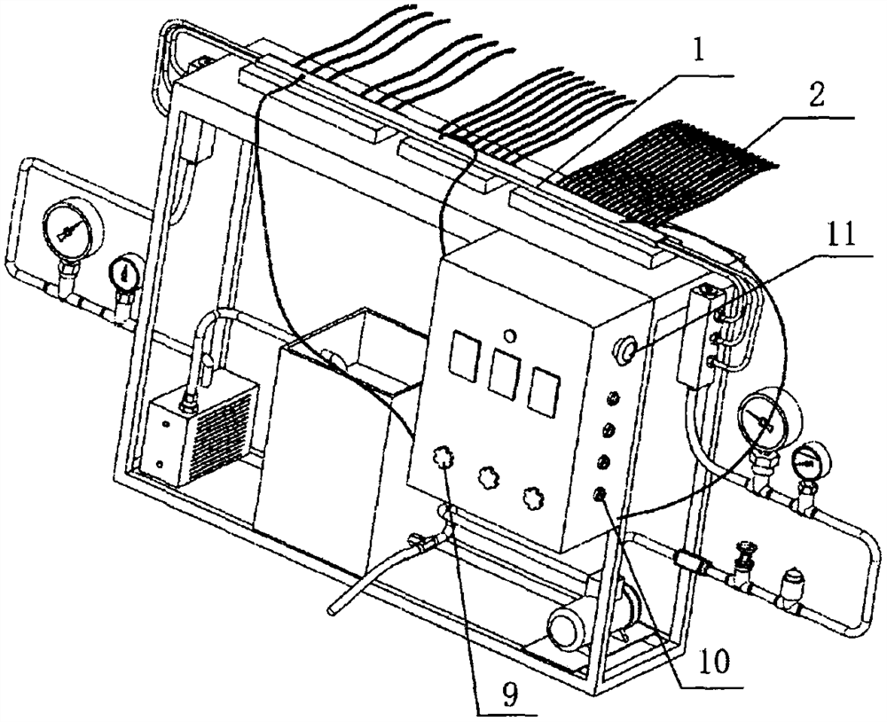 Method for creating and actually measuring axial temperature gradient distribution of electromagnetic gun track