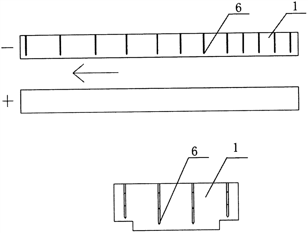 Method for creating and actually measuring axial temperature gradient distribution of electromagnetic gun track