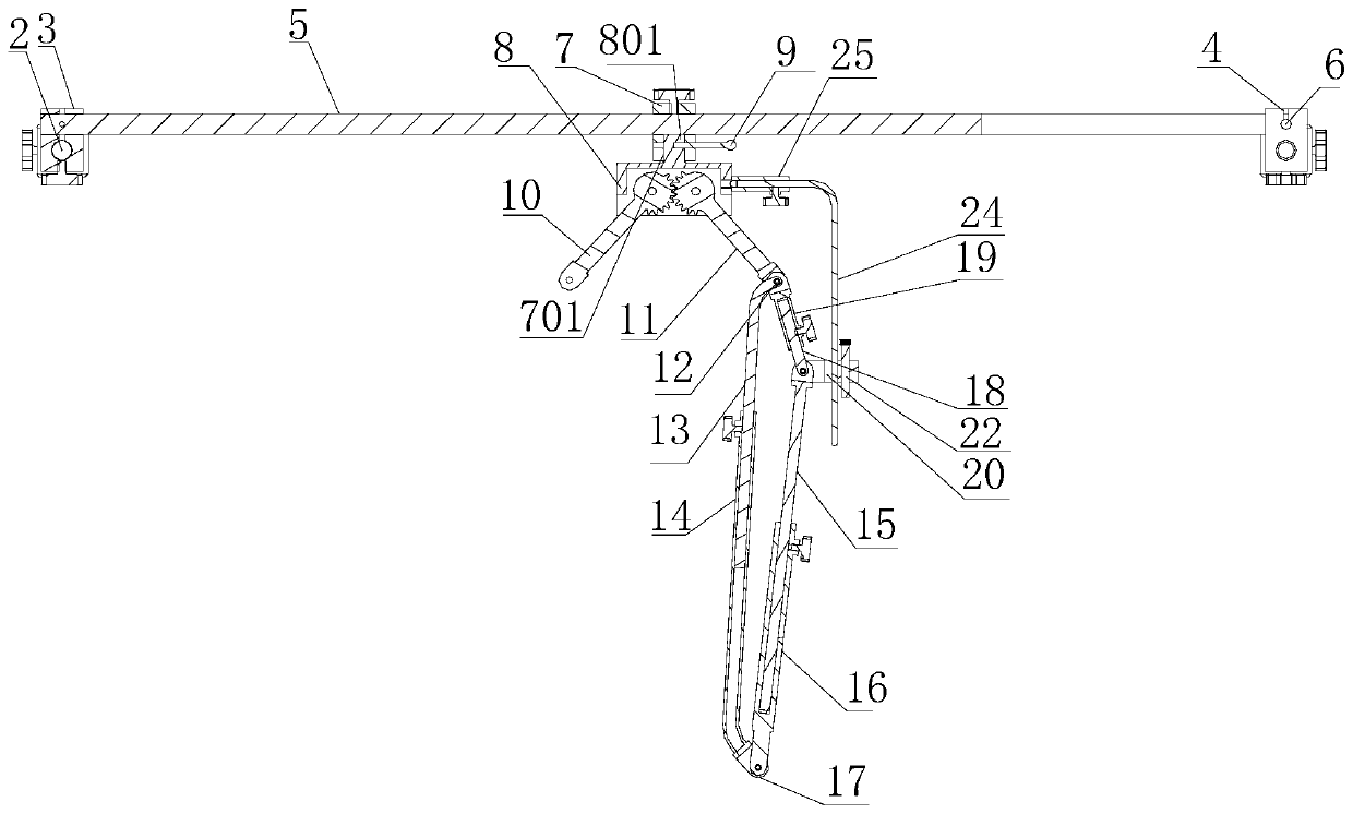 Thighbone auxiliary reduction device