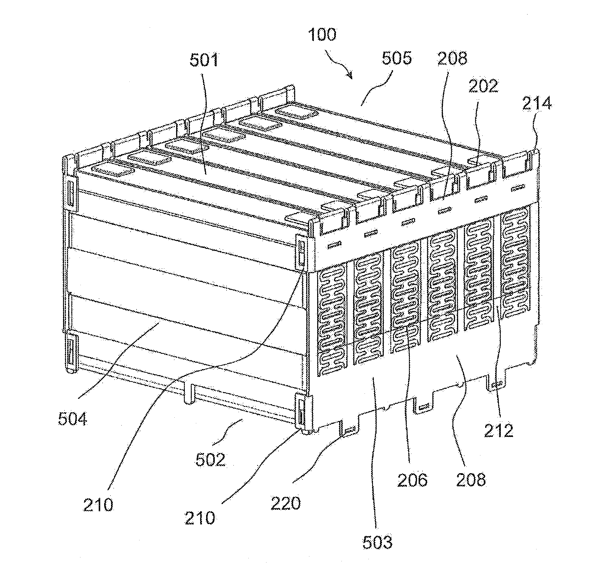 Apparatus for restraining an energy store