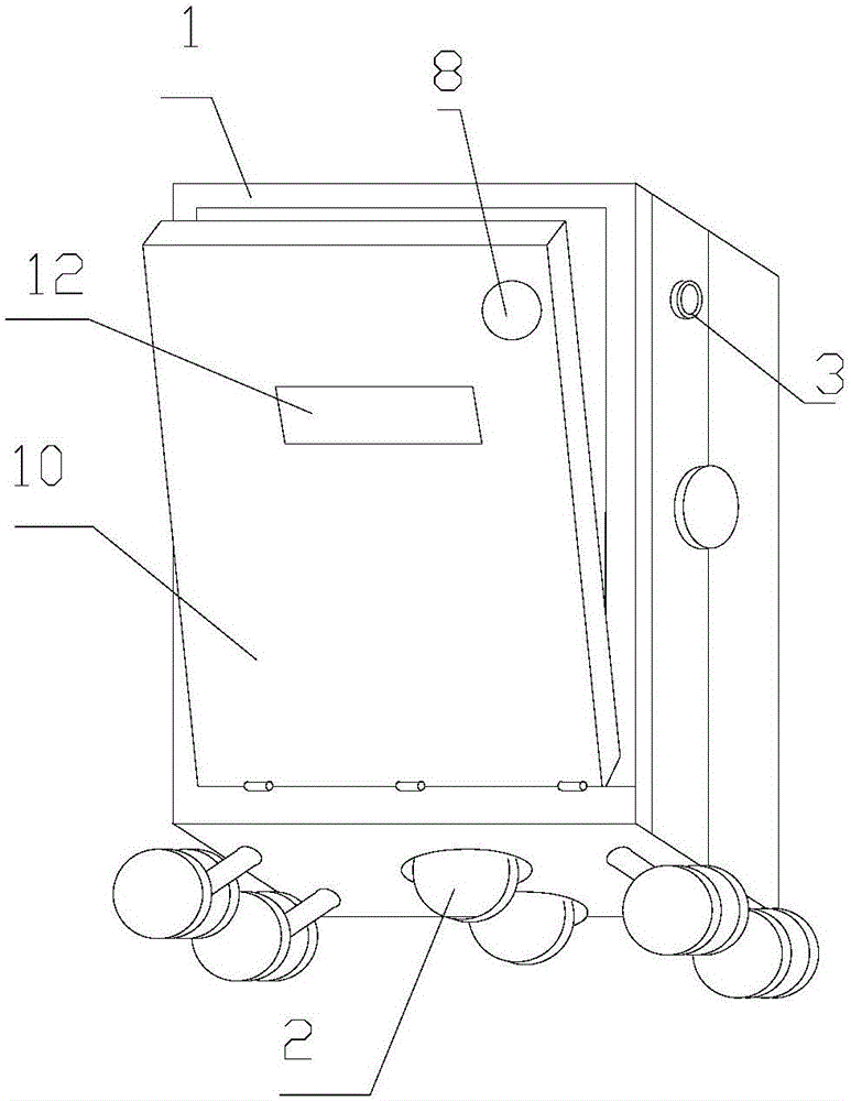 Suitcase which can be automatically locked