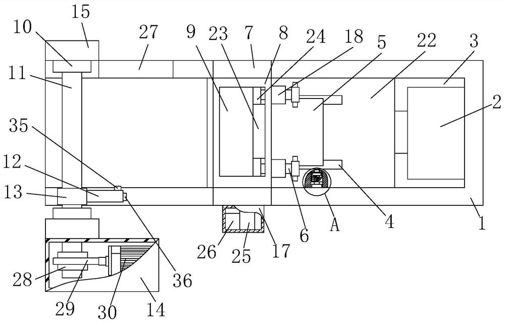 Rapid feeding device based on sawing machine machining and feeding method thereof