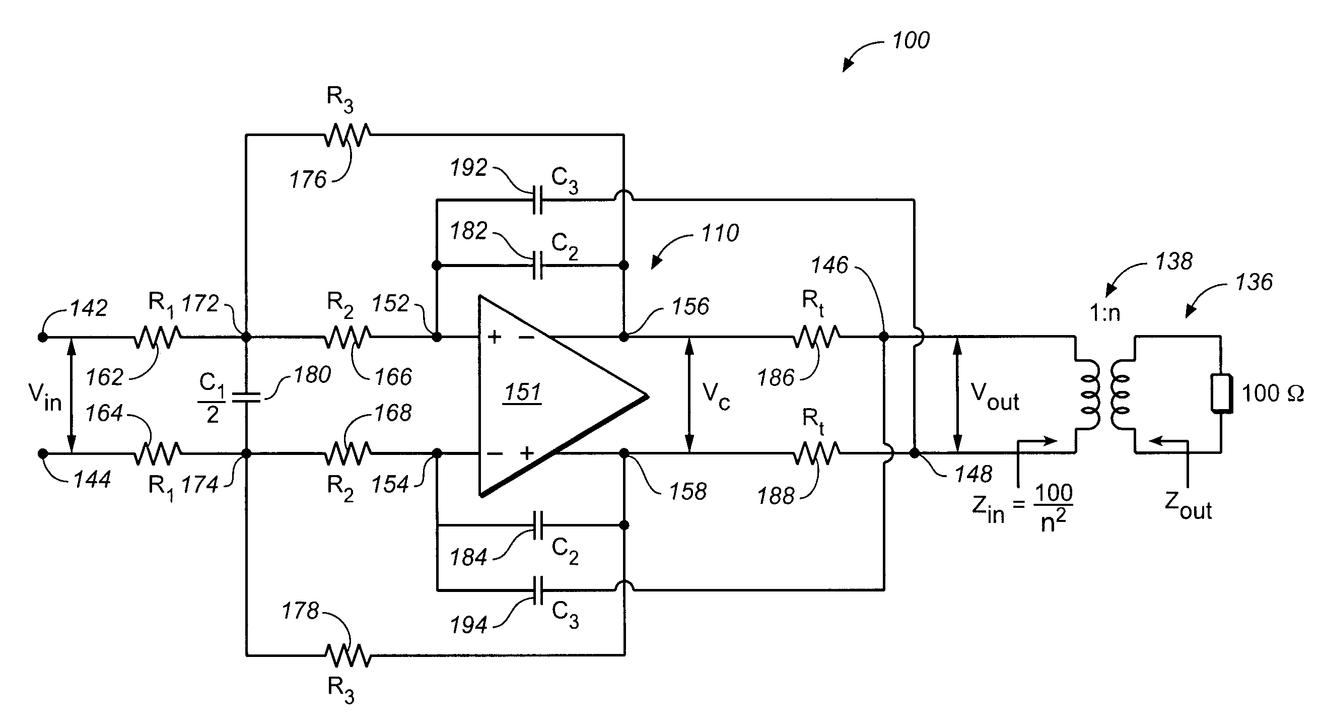 Line driver for asymmetric digital subscriber line system