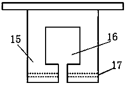 Automatic dielectric material surface charge measuring device on basis of two-axis slide table