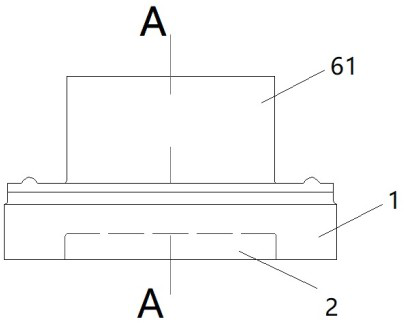 Check valve device and pump structure thereof