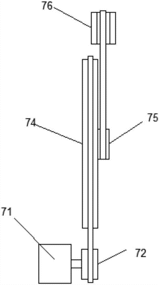 Two-sided paint spraying device used for building timber spray finishing