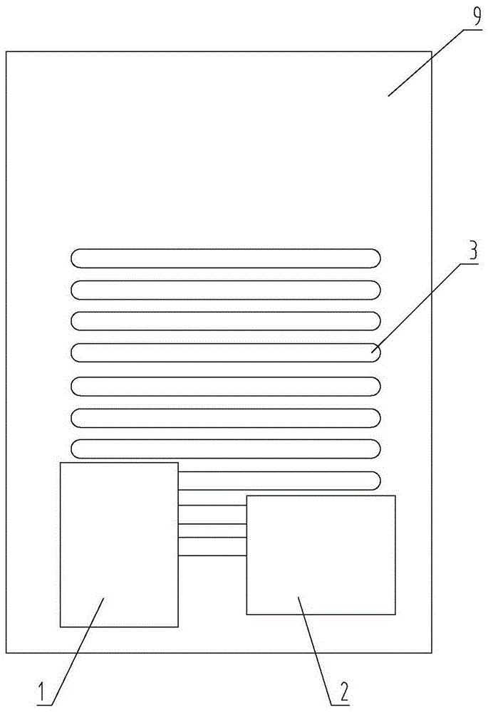 Intelligent transformer station back brake operation clip and use method thereof