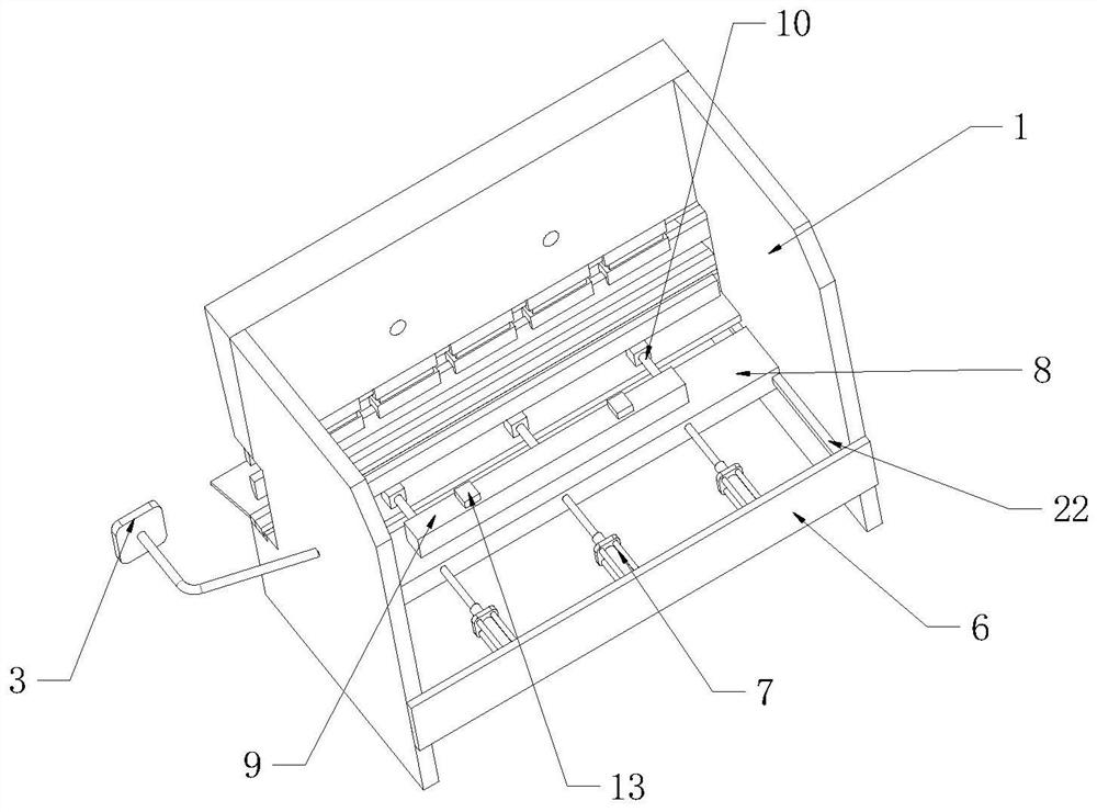 A CNC three-cylinder bending machine