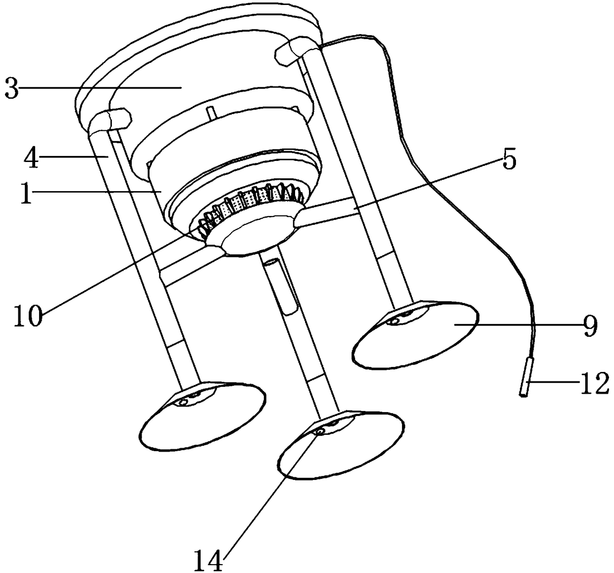 Composite smoke and temperature sensing fire detecting device