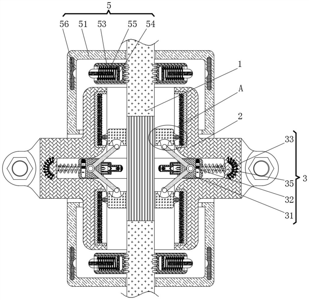 Unmanned aerial vehicle rotating shaft protection device capable of avoiding fan blade shaking and achieving automatic lubrication