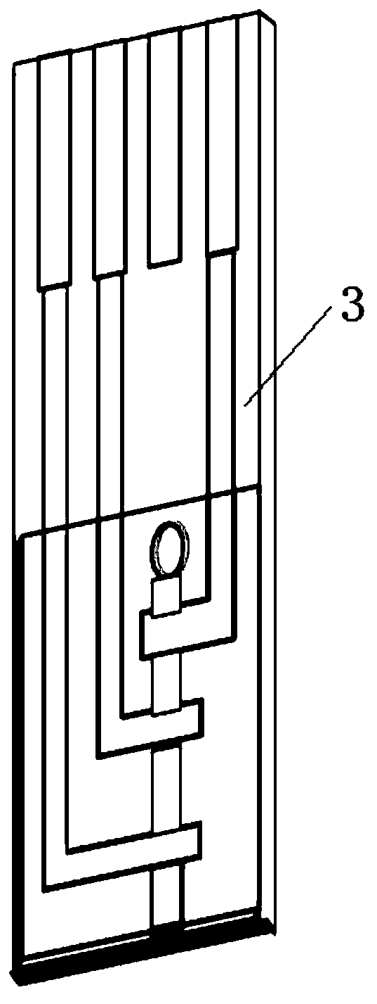 Step-by-step reaction type electrochemical detection method and device