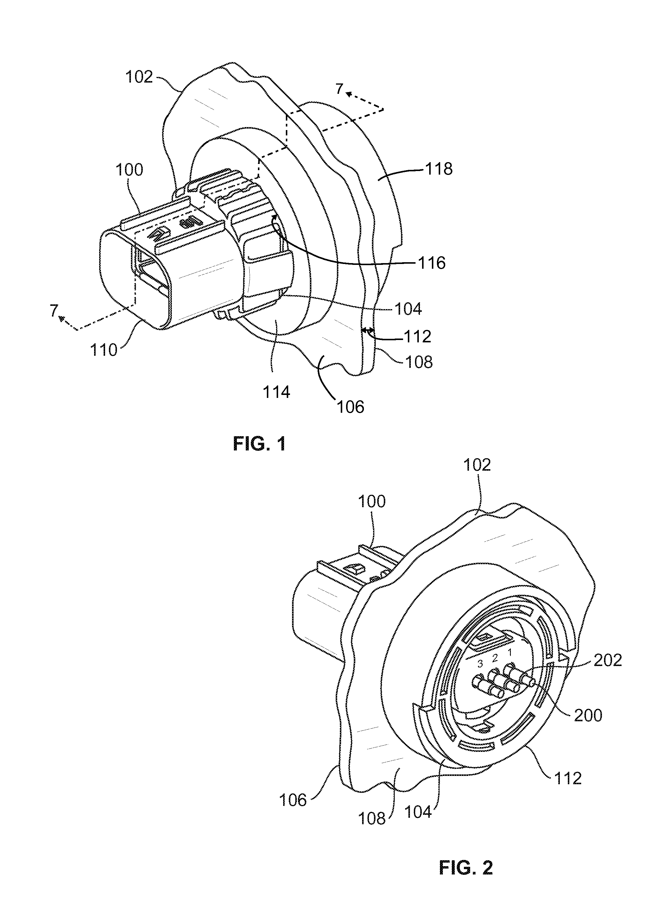 Header connector assembly