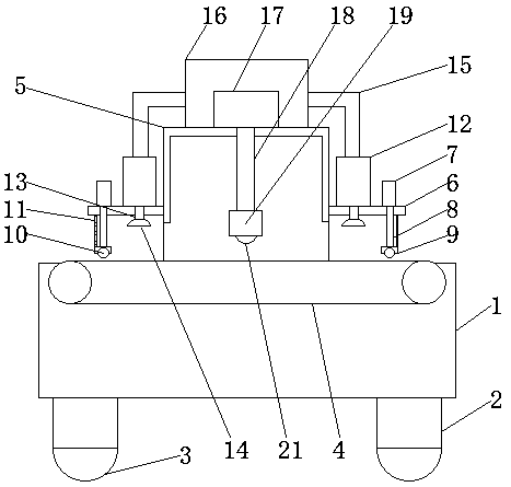 Environment-friendly sanding machine with intelligent dust removal function for furniture production