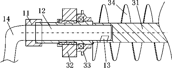 Vacuum suction-type screw-extrusion solid-liquid separation system