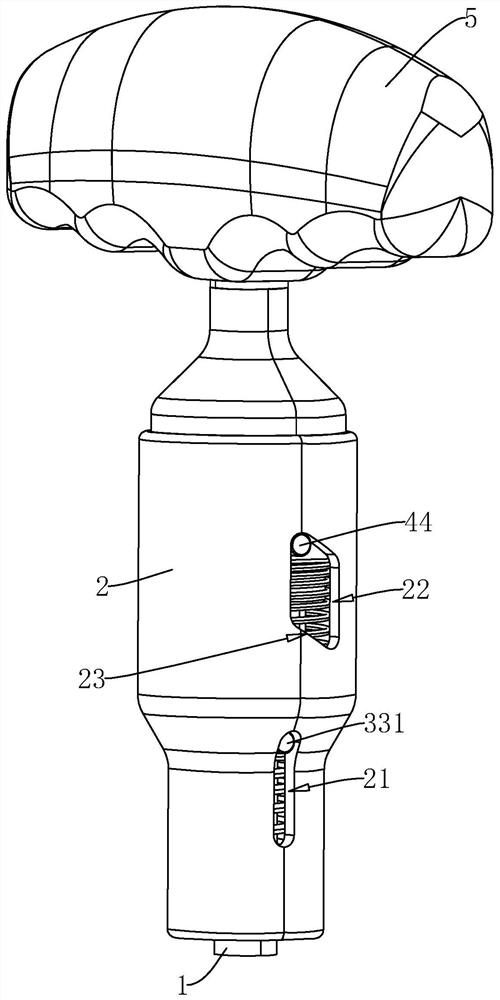 Force application device, and nail puller with hammering reset function