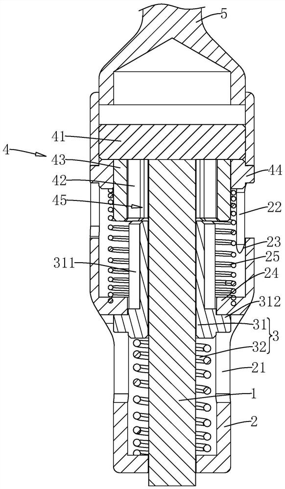 Force application device, and nail puller with hammering reset function