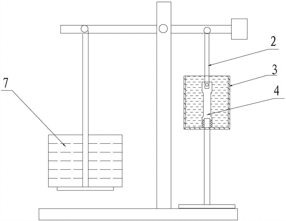 A tensile stress rapid corrosion test machine for samples