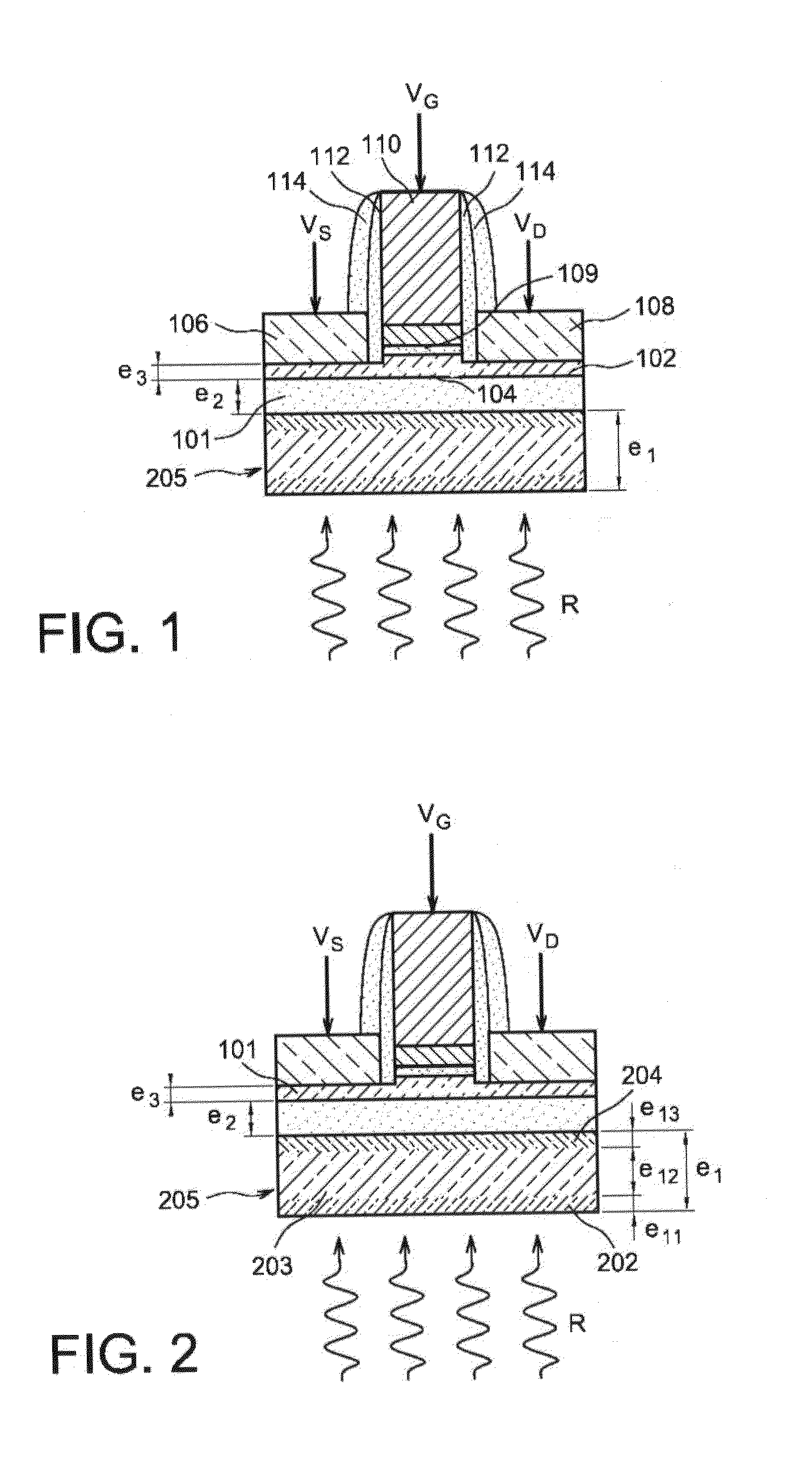 Utbb CMOS imager