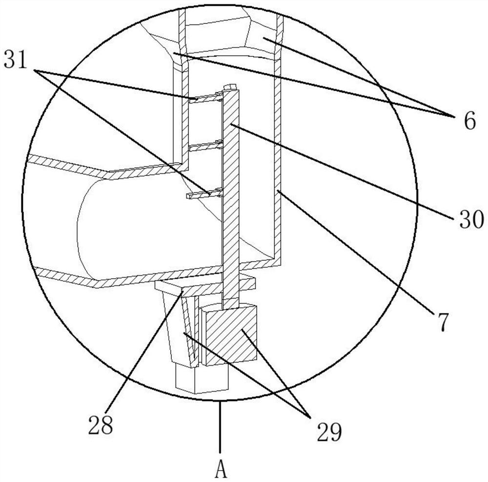 Paper scrap cleaning device for napkin production