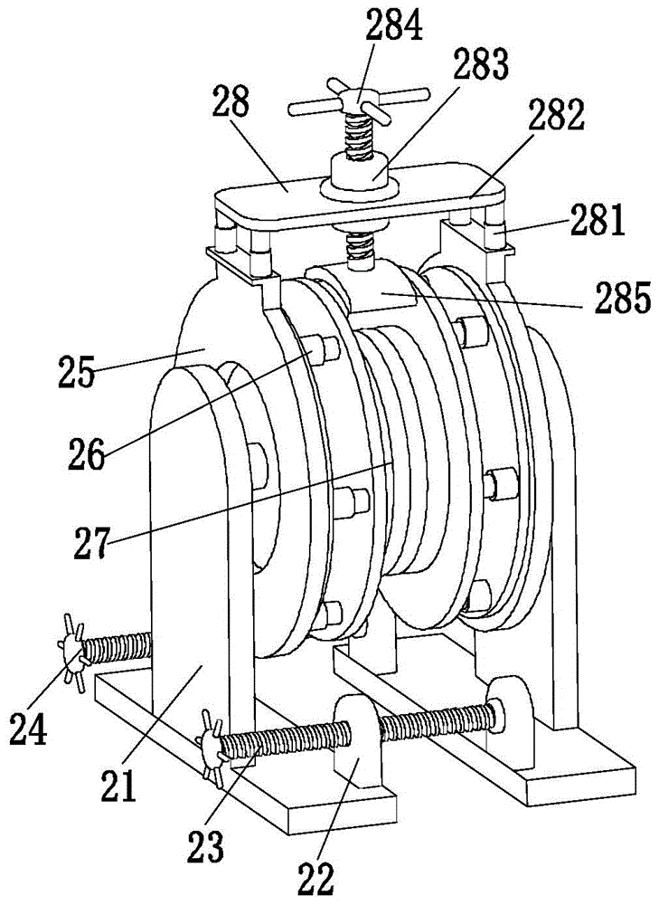 Treatment equipment for hoisting steel wire ropes of rope grab buckets