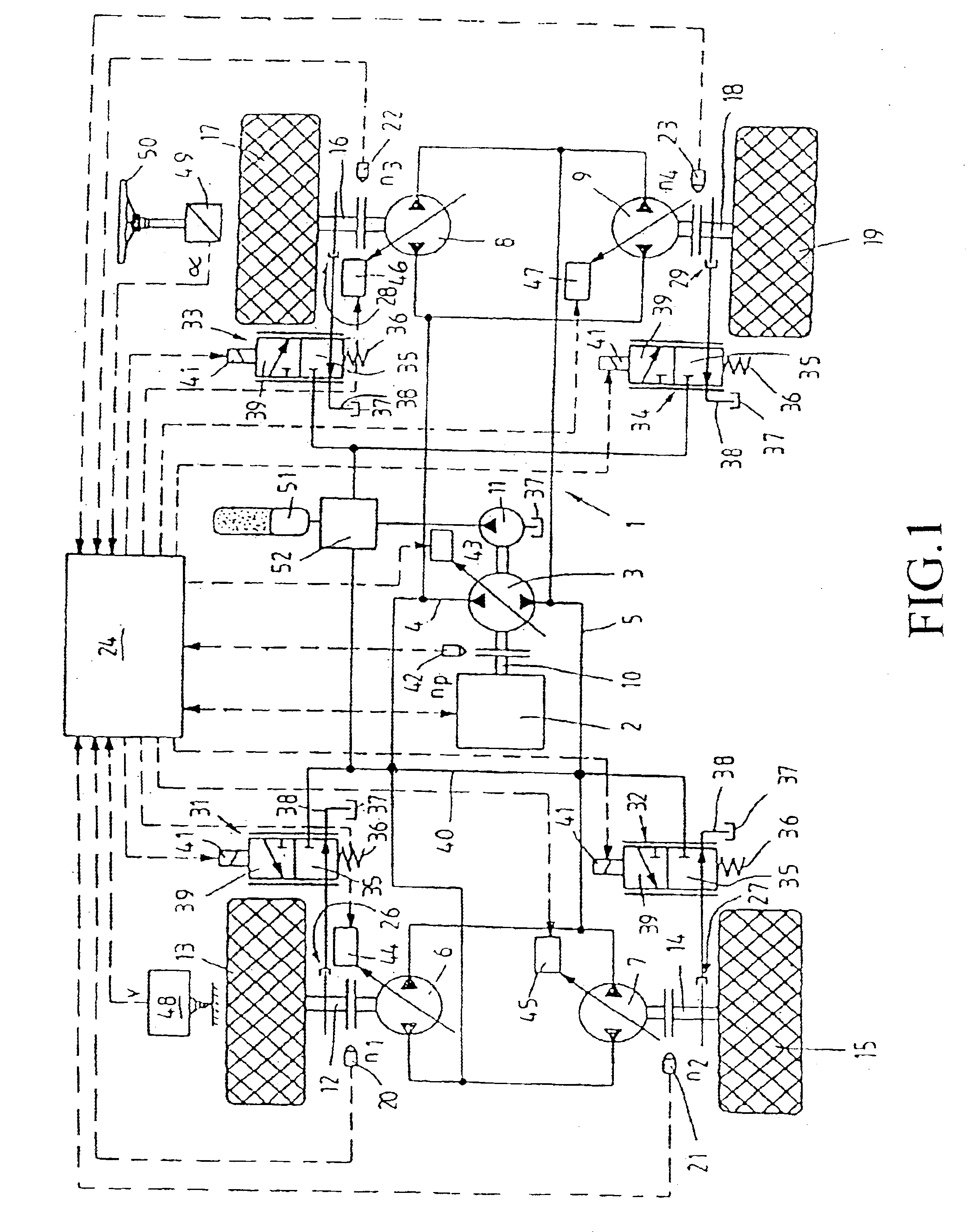 Hydrostatic drive and method for operating such a hydrostatic drive