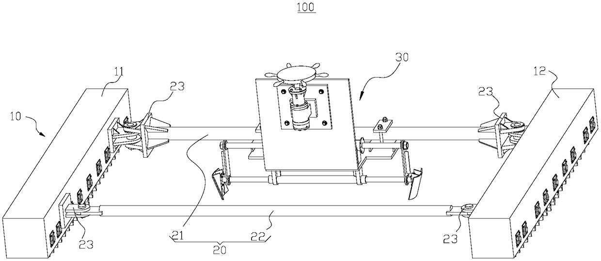 A walking steering mechanism and cast-in-place forming machine for anti-seepage canals