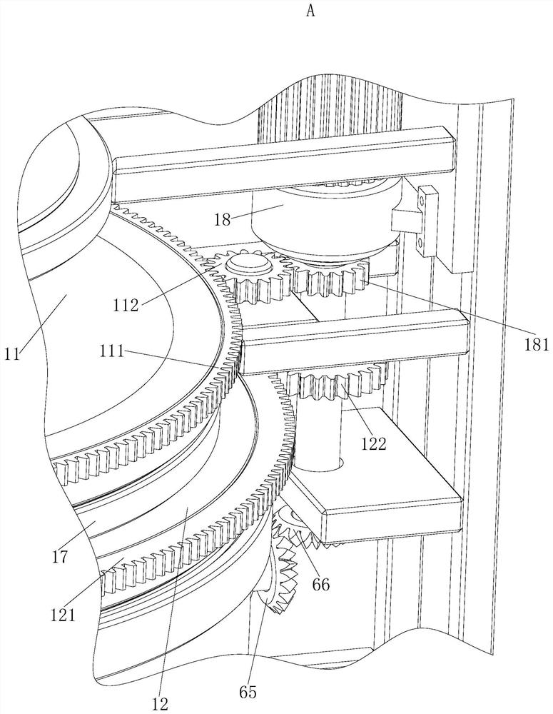 Double-millstone type circulating grinding machine for new material production