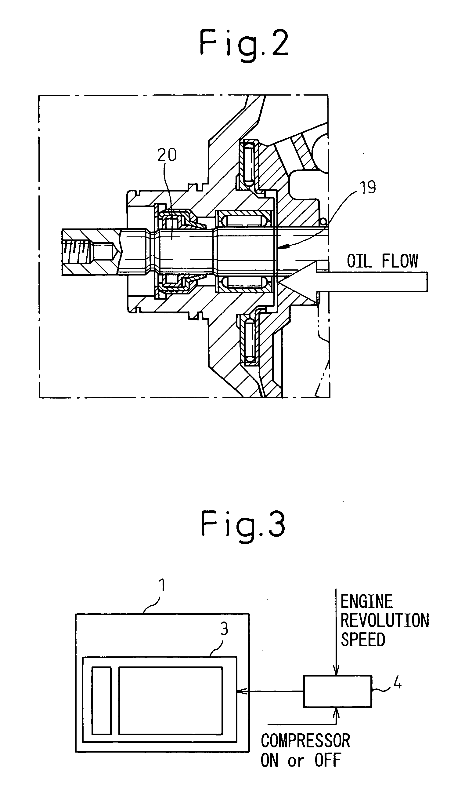 Vehicle air conditioner in which shaft seal is protected