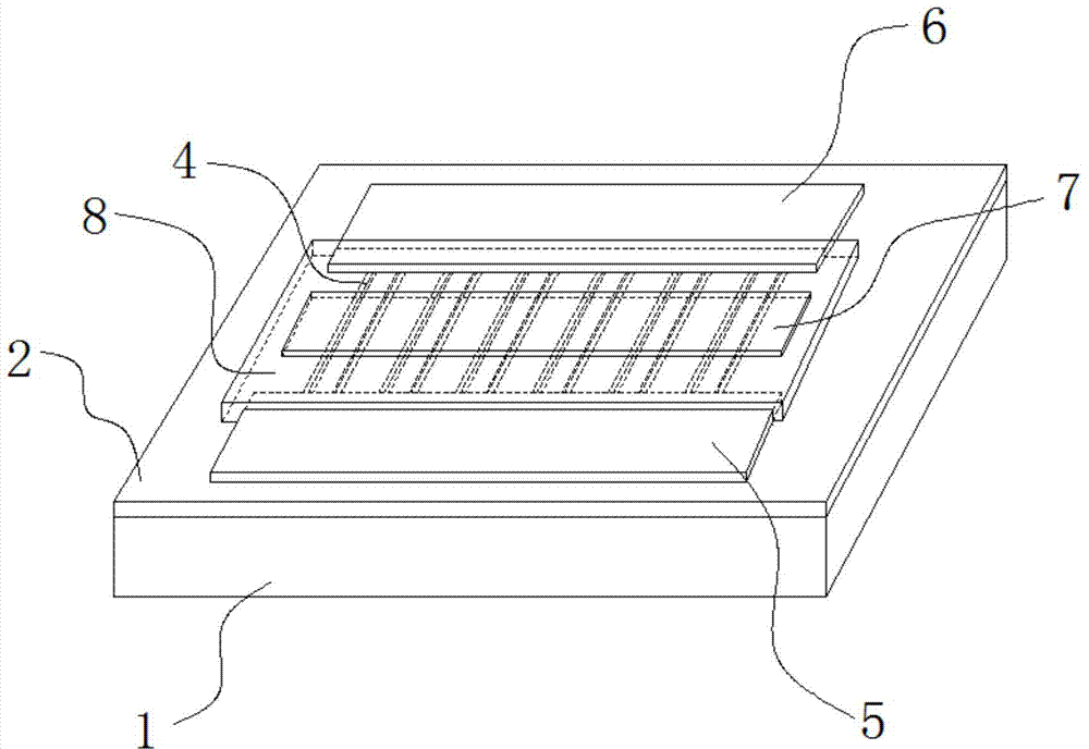 Integrated nonpolar GaN nanowire transistor high in electron mobility and preparation method thereof