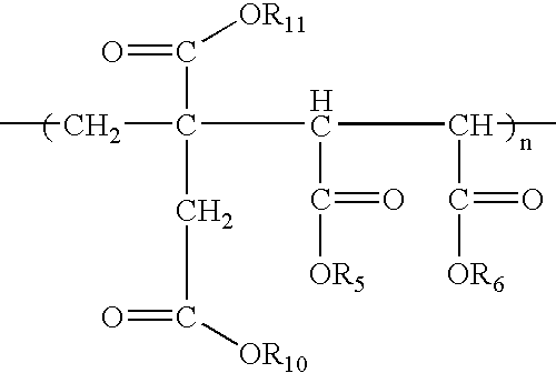 Anionic polymers composed of dicarboxylic acids and uses thereof