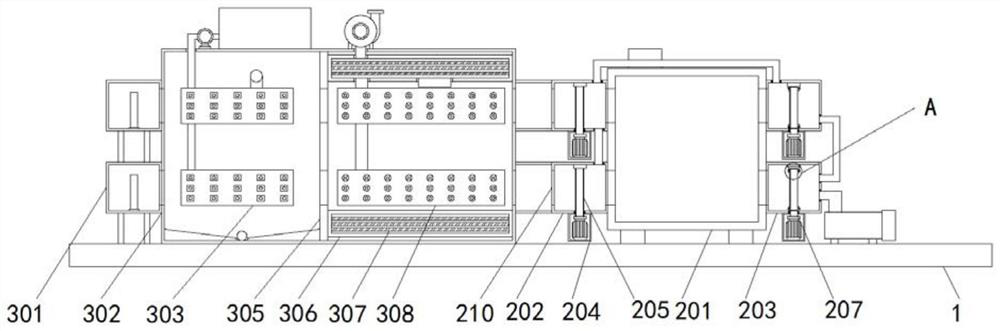 Stainless steel band vacuum coating device